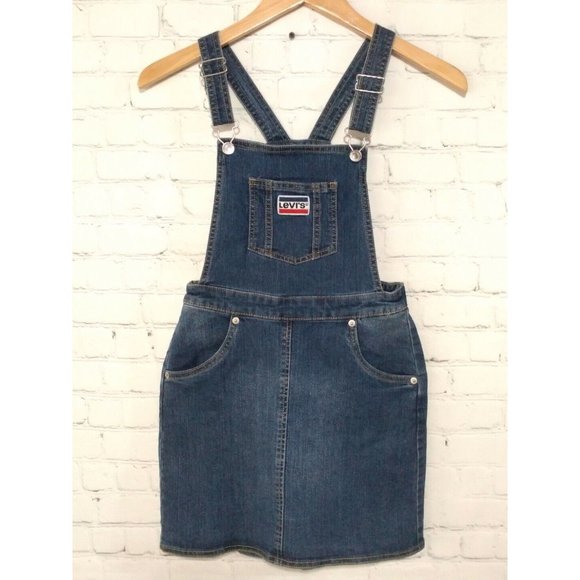Levi's Other - Levi's Denim Overall Skirt Jumper Girls Sz Medium
